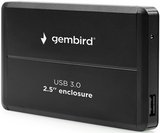 Gembird EE2-U3S-2 2,5" Sata USB 3.0 külső merevlemez ház fekete 