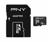 PNY 16GB microSDHC Performance Plus memóriakártya+adapterrel  