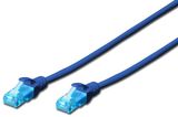Digitus 2m UTP patch kábel Cat5e kék 