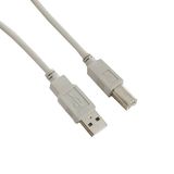 Wiretek USB kábel 1.8m szürke 