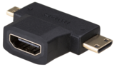 Akyga HDMI > mini HDMI és micro HDMI átalakító adapter 