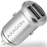 Axagon PWC-5V4 2db USB portos (2x2.4A) szivargyújtós autós töltő 