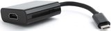 Cablexpert USB-C -> HDMI átalakító 15cm fekete 