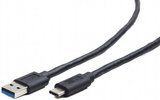Cablexpert USB - USB Type-C kábel 10cm fekete 