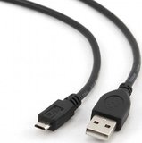 Cablexpert USB - microUSB kábel 10cm fekete 