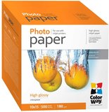 ColorWay 10x15cm-es fényes fotópapír180gr 500lap 