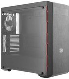 Cooler Master Masterbox MB600L Red számítógépház tápegység nélkül fekete 