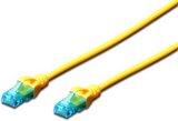 Digitus 1m UTP patch kábel Cat5e sárga 