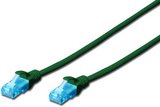 Digitus 1m UTP patch kábel Cat5e zöld 