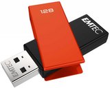 Emtec C350 Brick 128GB USB 2.0 narancssárga-fekete pendrive 
