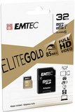 Emtec Elite Gold 32GB microSDHC Class 10 UHS-I/U1 memóriakártya SD adapterrel 