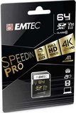 Emtec SpeedIN Pro 64GB SDXC Class 10 UHS-I/U3/V30 memóriakártya 