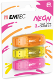 Emtec C410 Neon 8GB USB 2.0 pendrive 3db 