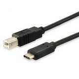 Equip USB-C nyomtató kábel 1m fekete 