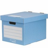 Fellowes Bankers Box Style otthoni tárolódoboz kék 33,3x39x28,5cm 2db/csomag 