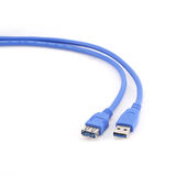Gembird USB-A 3.0 apa - USB-A 3.0 anya hosszabbító kábel kék 1,8m 