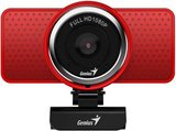 Genius eCam 8000 mikrofonos webcamera USB piros 