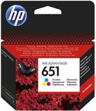HP 651 C2P11AE eredeti színes (3 színű) tintapatron 
