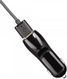 Hama 2.1A x2 USB autós töltő fekete 