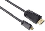 Hama HDMI - microHDMIkábel 1.5m fekete 