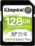 Kingston Canvas Select Plus 128GB microSDXC Class 10 UHS-I memóriakártya adapterrel 