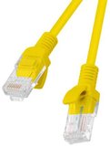 Lanberg 1m UTP patch kábel Cat5e sárga 