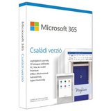 Microsoft Office 365 Családi P6 6 felhasználó / 1év / 1 év dobozos irodai programcsomag 