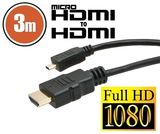 PRC Delight HDMI - micro HDMI kábel 3m 