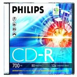 Philips CD-R írható CD lemez 700MB 52x Slim tokos 