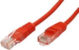 Roline 1m UTP patch kábel Cat5e piros 