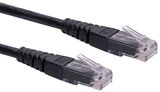 Roline 30cm UTP patch kábel Cat6 fekete 