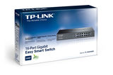 TP-Link TL-SG1016DE 16 portos Gigabit Easy Smart asztali/rackbe szerelhető switch 