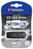 Verbatim V3 128GB USB 3.0 fekete pendrive 