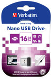 Verbatim Nano 16GB USB 2.0 fekete pendrive 