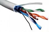 Wiretek 100m FTP fali kábel Cat5e szürke  