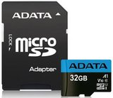 Adata Premier 32GB micro SDHC Class 10 U1 UHS-I V10 A1 memóriakártya SD adapterrel 