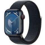 Apple Watch S9 GPS 41mm fekete alumínium tokos fekete sportpántos okosóra 