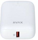 Avax 10000 mAh PB105W Powerbank hordozható 20W külső akku fehér type-C 