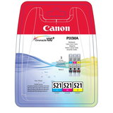 Canon CLI-521 színes eredeti tintapatron csomag (Multipack) 