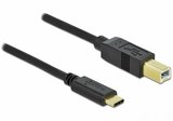 Delock 83601 USB-B - USB-C kábel 1m 