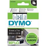 Dymo D1 9mm x 7m  fehér-kék feliratozógép szalag (40914) 