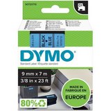Dymo D1 9mm x 7m kék-fekete feliratozógép szalag (40916) 