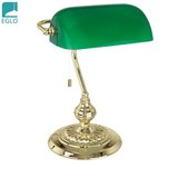 Eglo Banker 90967 íróasztali lámpa réz-zöld  
