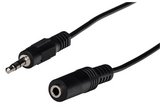 Hama Jack 3.5 - Jack 3.5 audió hosszabbító kábel 3m fekete 