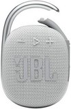 JBL Clip 4 Bluetooth hordozható vízálló fehér hangszóró 