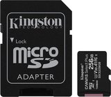 Kingston Canvas Select Plus 256GB microSDXC Class 10 U3 UHS-I V30 A1 memóriakártya adapterrel 