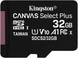Kingston Canvas Select Plus 32GB microSDHC Class 10 U1 UHS-I V10 A1 memóriakártya 