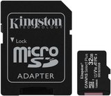 Kingston Canvas Select Plus 32GB microSDHC Class 10 U1 UHS-I V10 A1 memóriakártya adapterrel 