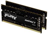 Kingston FURY Impact 16GB (2x8GB) DDR4 2666MHz CL15 RAM memória 