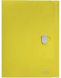 Leitz Recycle karbonsemleges PP zárható iratvédő mappa A4 sárga 